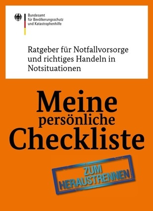Checkliste Notfallvorsorge