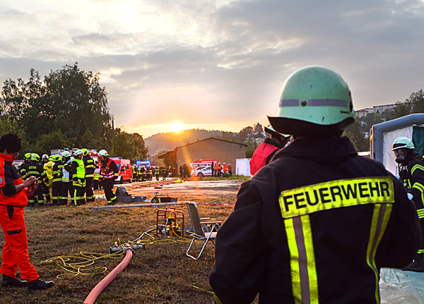 Bild vergr&ouml;&szlig;ern: Grenz�berschreitende Gefahrgut-�bung 27.- 31.08.2018