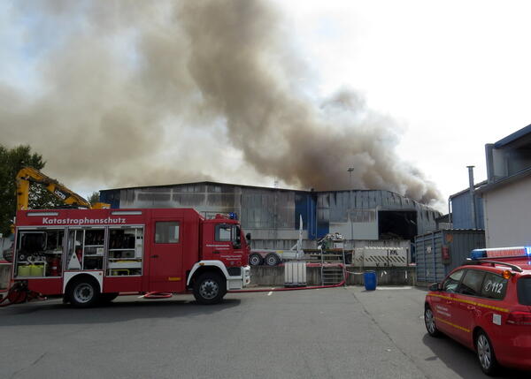 Bild vergr&ouml;&szlig;ern: Brand bei Glitzner