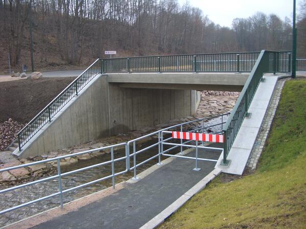 Bild vergr&ouml;&szlig;ern: Br�ckenneubau Auerbach