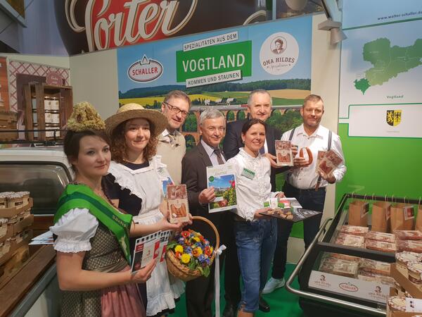Bild vergr&ouml;&szlig;ern: Landrat Rolf Keil auf der Gr&uuml;nen Woche