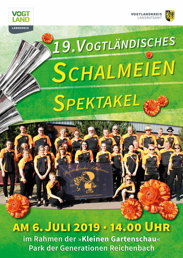 Bild vergr&ouml;&szlig;ern: Plakat 19. Vogtl�ndisches Schalmeienspektakel