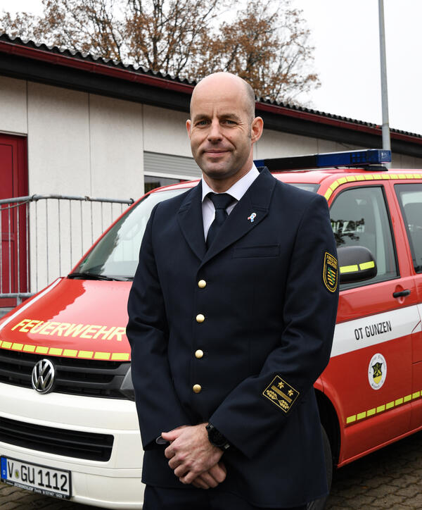 Bild vergr&ouml;&szlig;ern: Markus Morgenstern (Leiter der Landesfeuerwehr- und Katastrophenschutzschule) er�ffnete den Lehrgang