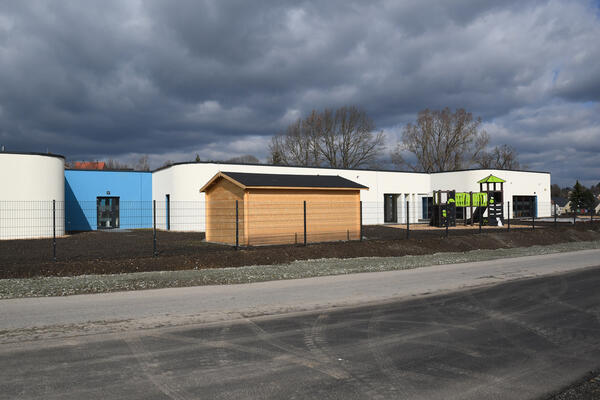 Bild vergr&ouml;&szlig;ern: Auf dem Bild sieht man den Neubau der Kita "Wiesenwichtel".