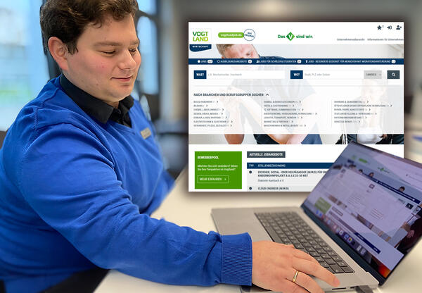 Bild vergr&ouml;&szlig;ern: Florian Schlichter, Entwicklungsleiter und Anwendungsdesigner der pitcom GmbH brachte mit einem Klick das neugestaltete Portal online.