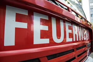 Bild vergr&ouml;&szlig;ern: Das Bild zeigte eine Frontpartie eines Feuerwehrautos