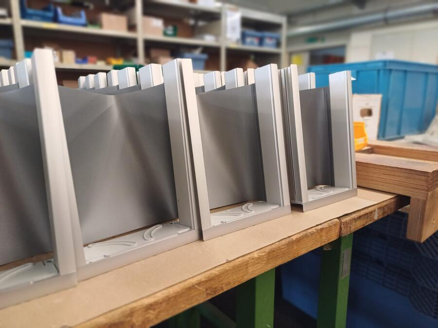 Rahmen hergestellt von Mitarbeitern der Lebenshilfewerkstatt