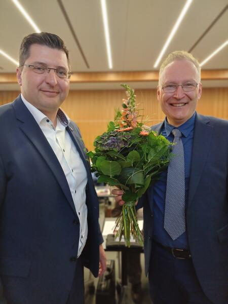 Bild vergr&ouml;&szlig;ern: Dr. Axel Steinbach wurde zum neuen Beigeordneten des Vogtlandkreises gew&auml;hlt.