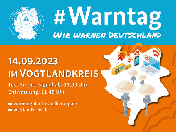 Bild vergr&ouml;&szlig;ern: Bundesweiter Warntag 2023
