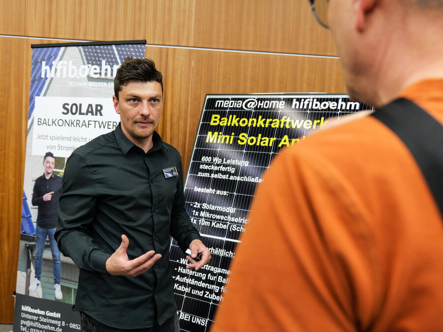 Hifi Boehm geh&ouml;rt zu den Partnern der PV-Offensive und ber&auml;t in seinen Verkaufsstellen.