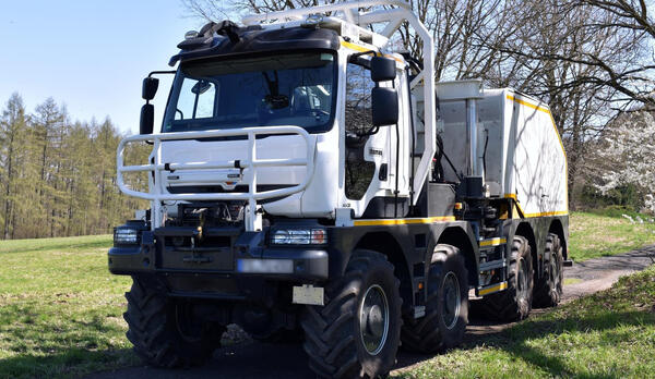 Bild vergr&ouml;&szlig;ern: Der Vibro Truck, welcher zur Veranstaltung vorgestellt wird.