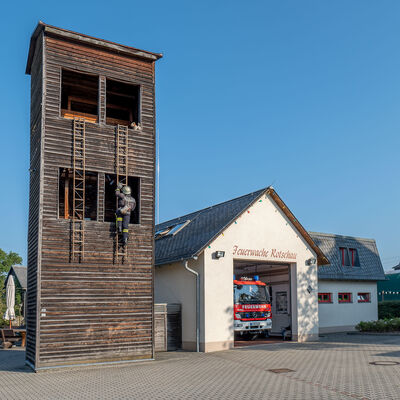 Bild vergr&ouml;&szlig;ern: Die Freiwillige Feuerwehr von Rotschau