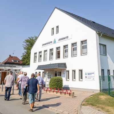 Bild vergr&ouml;&szlig;ern: Sportst&auml;tte der SG J&ouml;&szlig;nitz - Der Verein hat fast 1000 Mitglieder