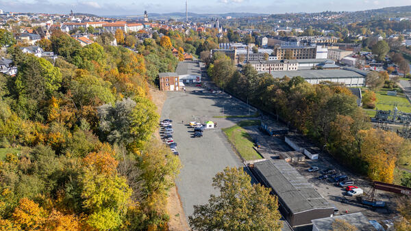 Bild vergr&ouml;&szlig;ern: Das neu entstandene Gewerbegebiet "Am M&uuml;hlgraben".