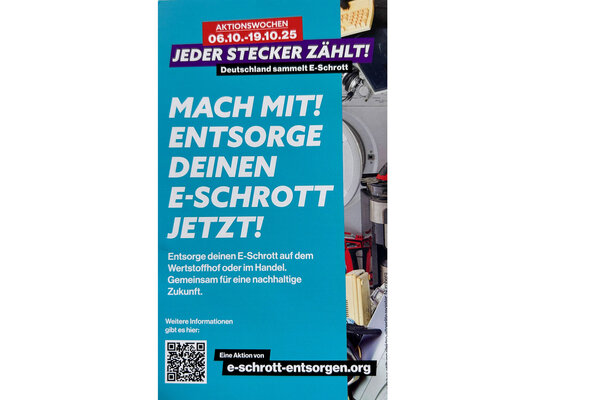 Bild vergr&ouml;&szlig;ern: Jeder Stecker z�hlt! Deutschland sammelt Elektroschrott
