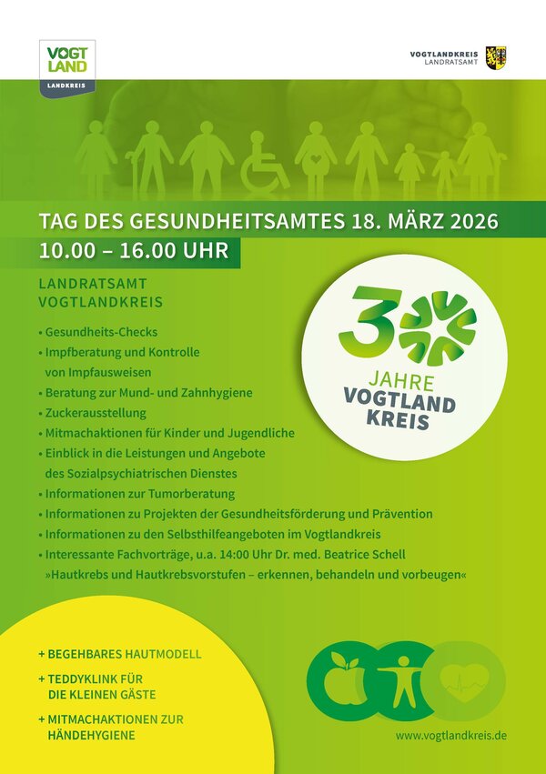 Bild vergr&ouml;&szlig;ern: Tag des Gesundheitsamtes 2026 im Landratsamt Vogtlandkreis