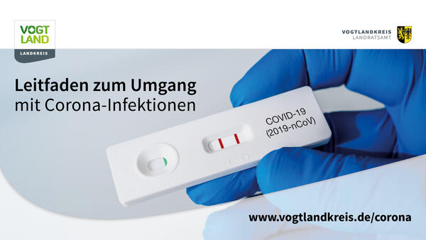 Bild vergr&ouml;&szlig;ern: Das Bild zeigt einen positiven Corona-Schnelltest.